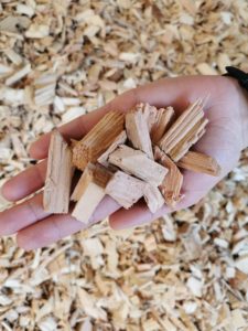 plaquettes de bois rose