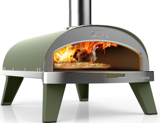 Four à pizza à granulés PIANA vert