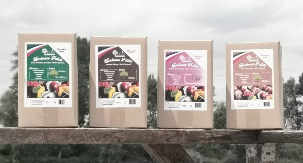 Granulés de bois pour barbecue