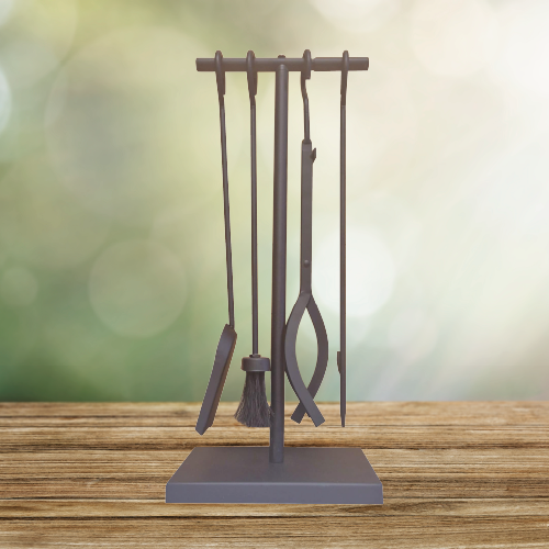 Serviteur cheminée poêle 4 accessoires